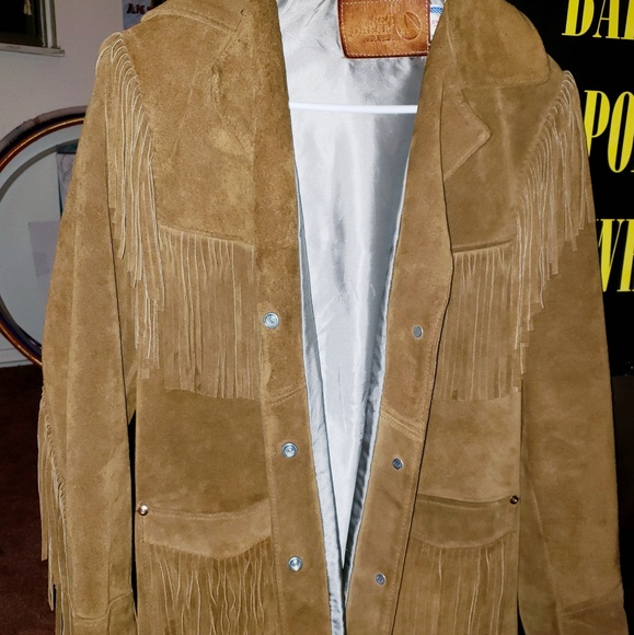 VINTAGE 70s suede Sea Dream Leather far out jacket - Picture 4 of 5